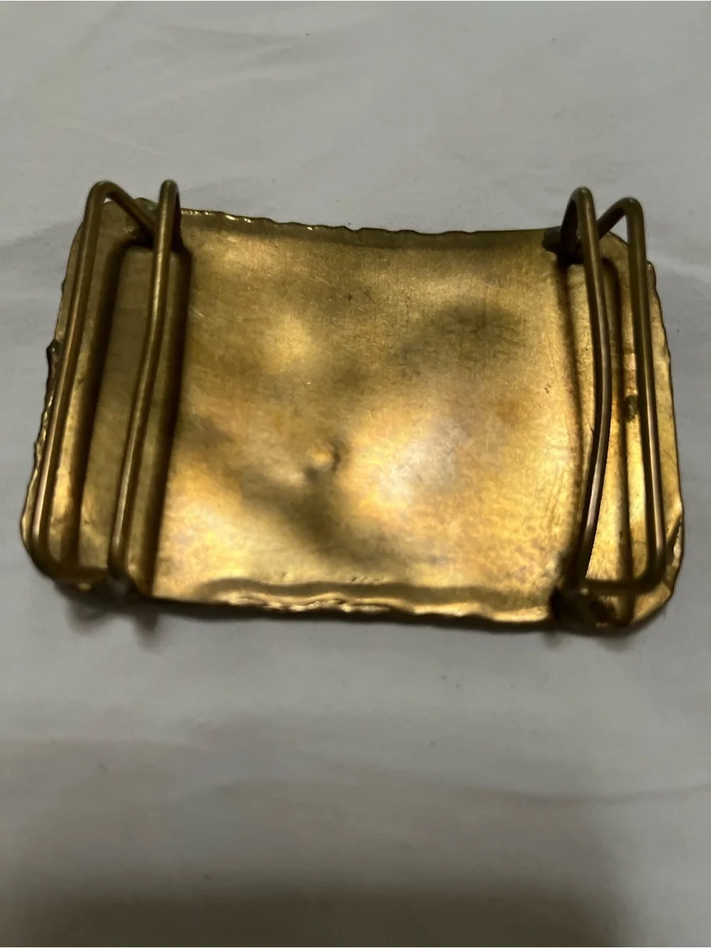 Modernist Vintage Brass Belt Buckle